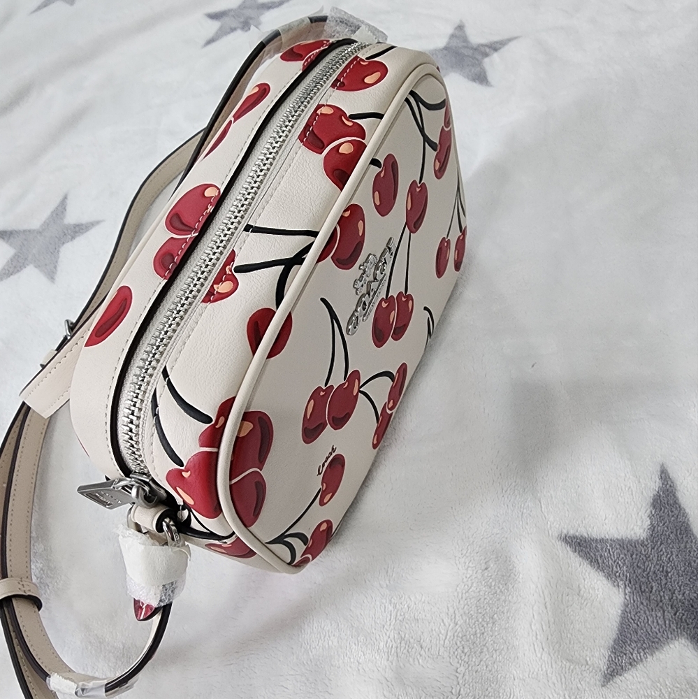 Coach Mini Jamie Camera Bag With Cherry Print - Picture 11 of 11